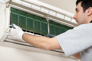 Ductless mini-split installation
